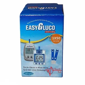 نوار تست قند خون  ایزی گلوکو Easy Gluco انقضا 25/09/2025
